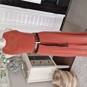 [L]sheer Dress With Slip